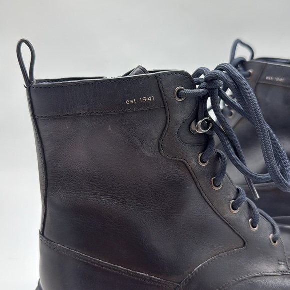 Coach City Sole Boot black leather rustic men’s boots size 11.5 D - Picture 2 of 5